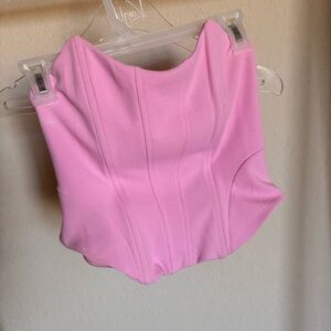 Forever 21 Pink Corset Top